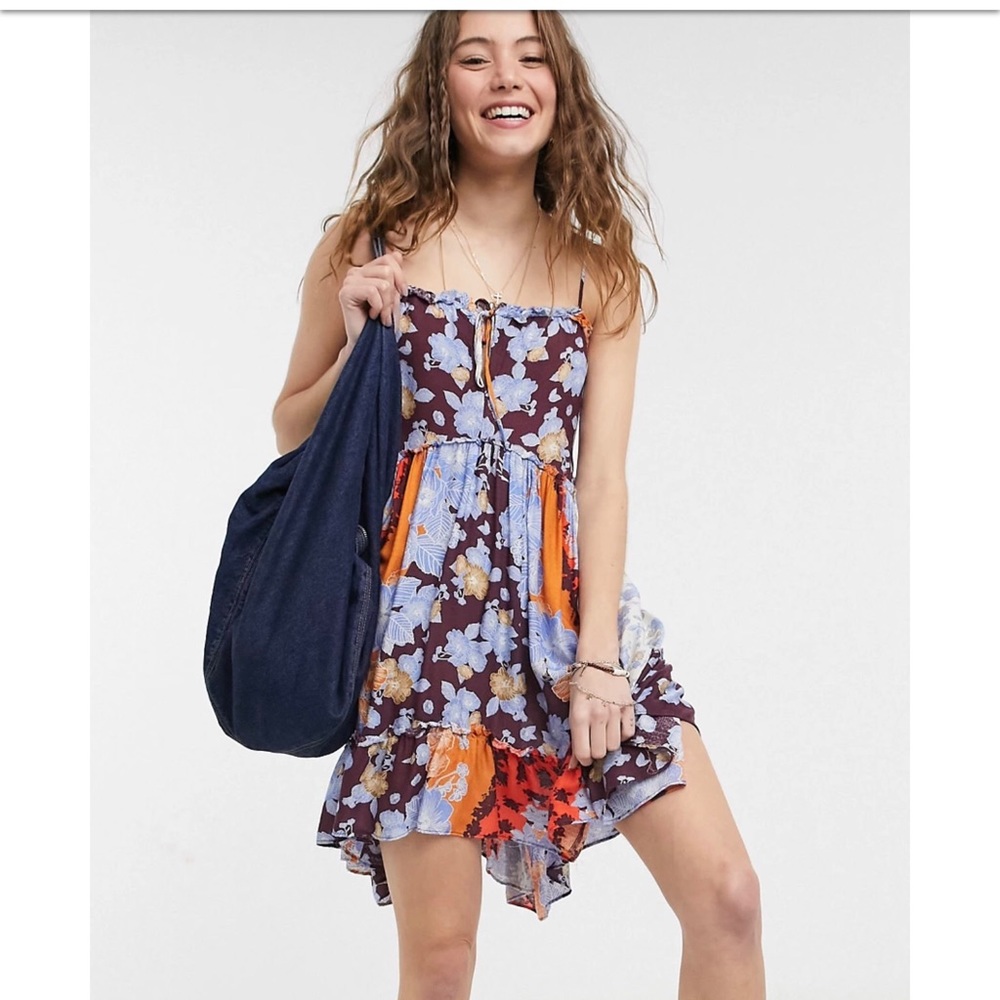 Free People Summer Storm Slip Dress